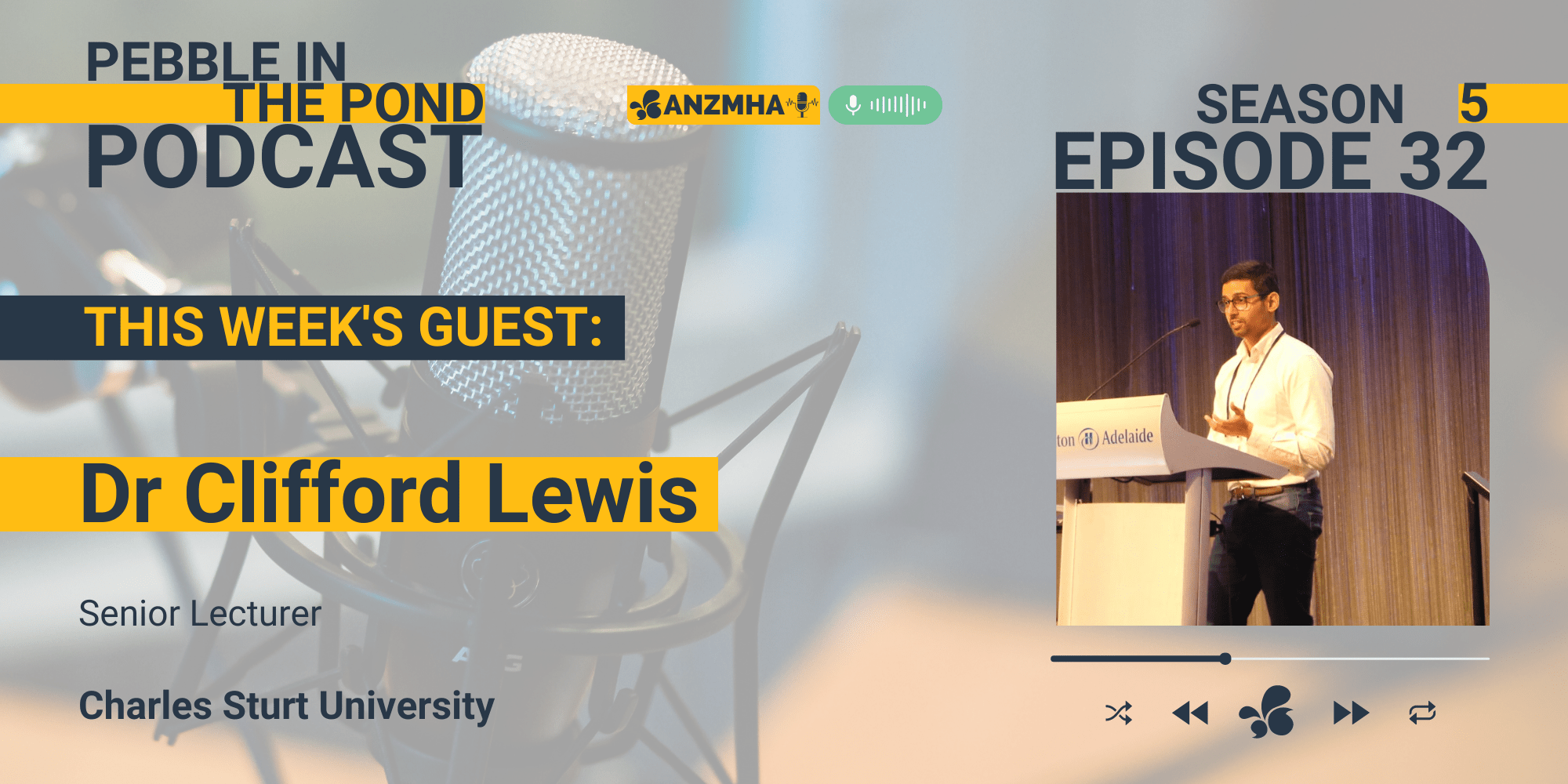 ANZMHA Podcast Dr Clifford Lewis